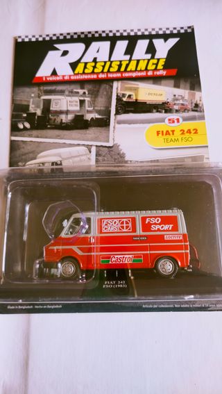 Fiat 242 Team FSO 1/43 Rally Assistance
