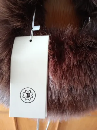 Bolso de pelo marrón