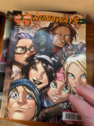 Runaways Vol 1 y Vol 2 completos cómic Marvel