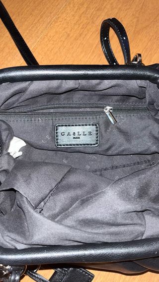 Borsa Gaëlle Paris Nera Pouch con Tracolla