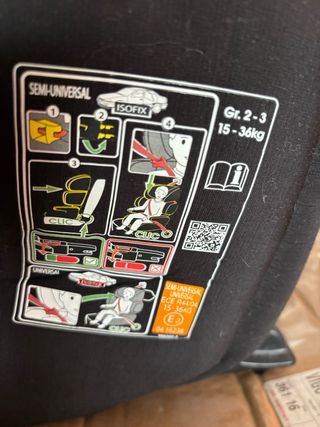 Silla Auto Renolux Renofix Grupo 2-3