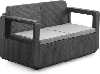 Shaf Venus Conjunto de Jardin Sofá + 2 Sillones