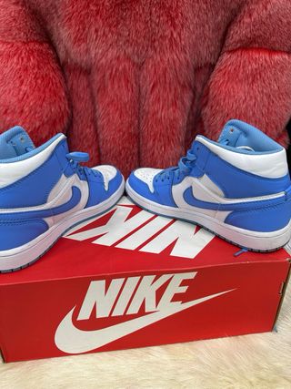 Scarpe Nike Air Jordan Mid Azzurro Bianco