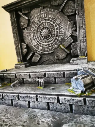 Saint Seiya Diorama Base Ruine Zodiaco cavalieri