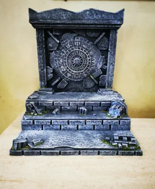 Saint Seiya Diorama Base Ruine Zodiaco cavalieri