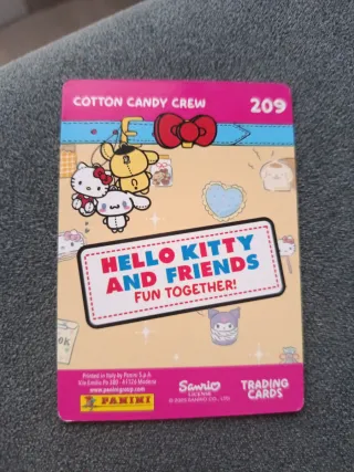 Cromo Hello Kitty Cotton Candy Crew 209