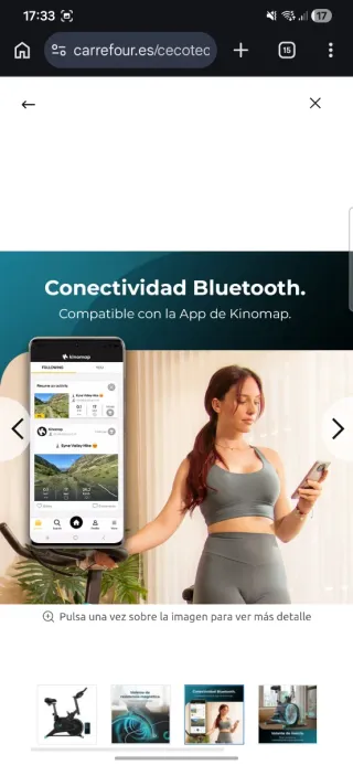 Cecotec Bicicleta Indoor Drumfit Indoor 4000