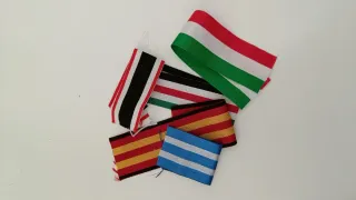 Set di nastri per medaglie italo-tedesche