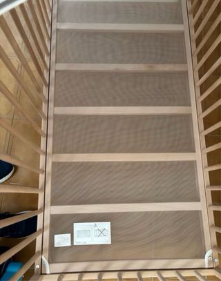 Culla in legno IKEA + materasso di alta gamma