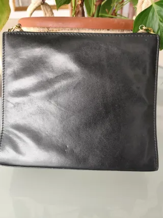 Bolso Loewe Cadena Dorada Vintage Negro