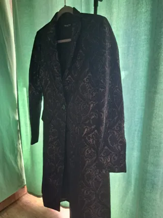 Levita negra Massimo Dutti con destellos