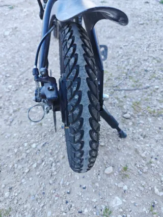 Bicicleta Eléctrica Plegable Negra