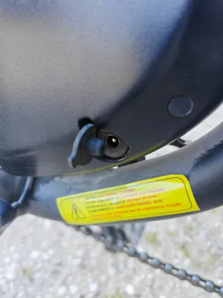 Bicicleta Eléctrica Plegable Negra