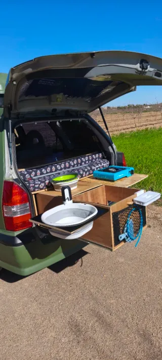 Furgo camperizada Mitsubishi 7 plazas