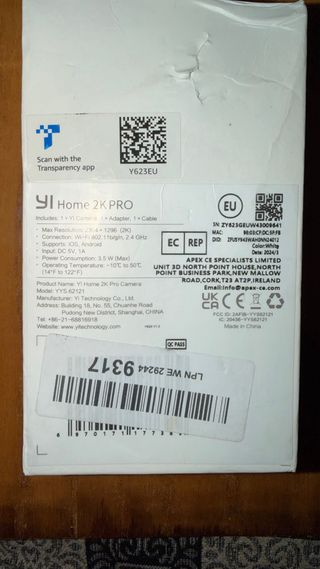 Cámara Vigilancia YI Pro 2K