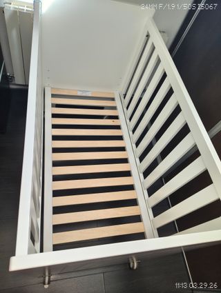 Cuna colecho con ruedas