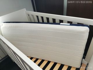 Cuna colecho con ruedas