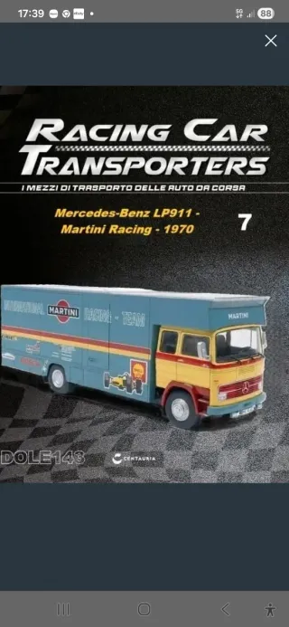 Mercedes-Benz LP911 Martini Racing Transporter