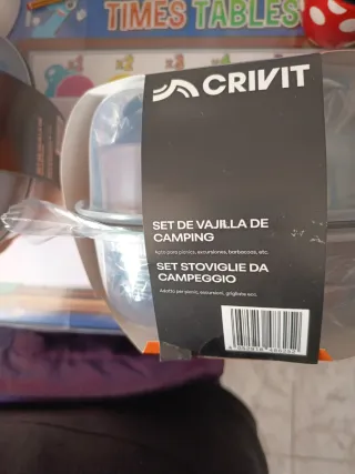 Set Vajilla Camping CRIVIT 33 Piezas