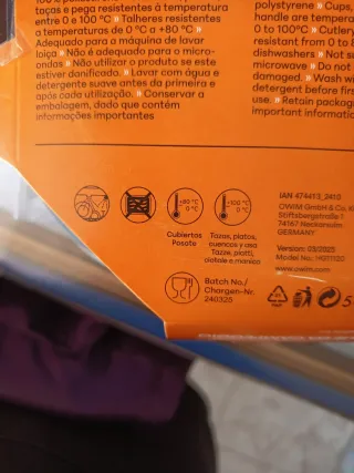 Set Vajilla Camping CRIVIT 33 Piezas