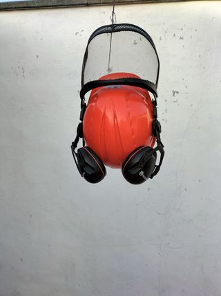 Casco forestal visera y orejeras, husqvarna