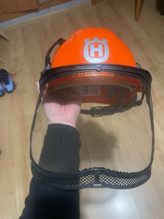 Casco forestal visera y orejeras, husqvarna