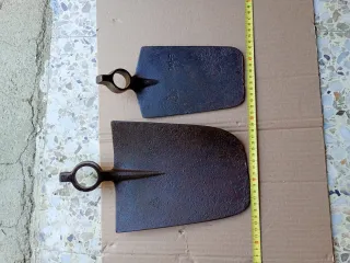 Lote Azada bellota antigua marca marcaje