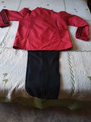 Chándal Adidas Hombre Rojo y Negro