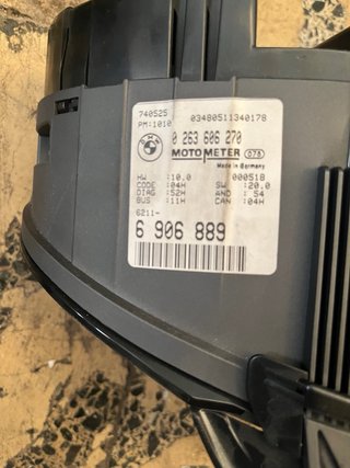 Cuadro de instrumentos BMW E46 Diesel