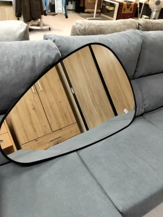 Espejo decorativo madera y cristal
