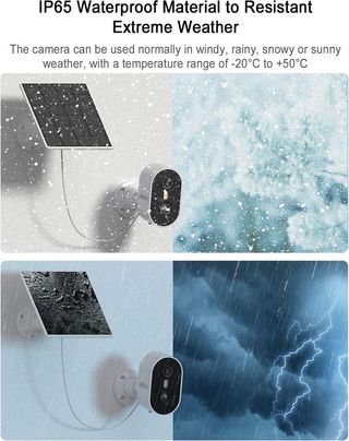 Cámara Vigilancia Exteriores Solar NUEVA