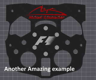 Logitech G29 F1 Open Wheel Mod Personalizzabile