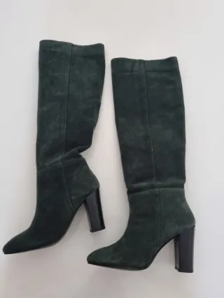 Botas de tacón Alesya piel