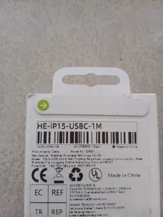 Cable USB-C a USB-C 1m