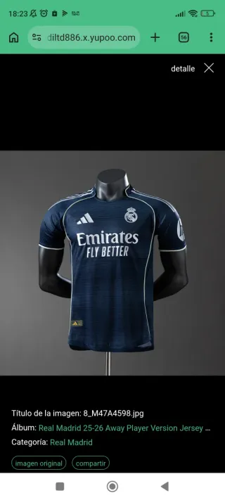 Camiseta futbol, calidad top Tallas hasta 4XL.