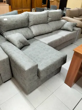 Sofá Chaiselongue Gris