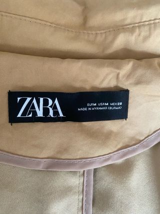 Gabardina Zara Talla M