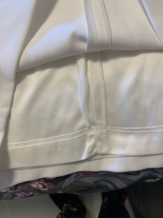 Vestido Blanco Zara con Tachuelas