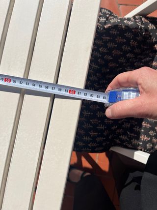 Conjunto mesa y 2 sillas terraza plegables