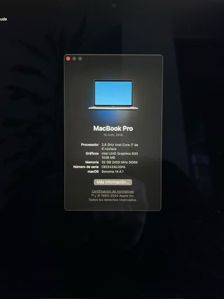 MacBook Pro 15” Plata