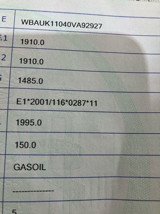 Despiece BMW Serie 1 123d Biturbo