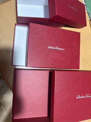 Set 3 scatole Ferragamo vendo anche singolarmente