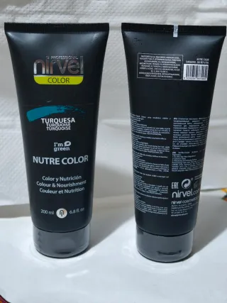 Mascarilla Nirvel Color Turquesa 200ml