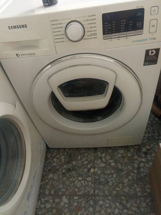 Lavadora Samsung ecobubble 7.0k económica