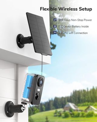 Cámara Vigilancia Exterior Solar NUEVA