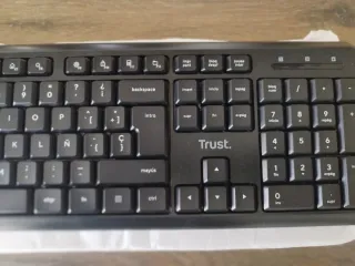 Tastiere Wireless Trust QWERTY Nero