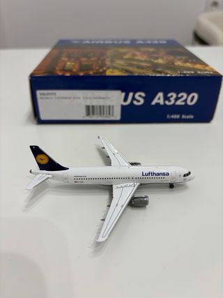 Maqueta Airbus A320 Lufthansa 1:400