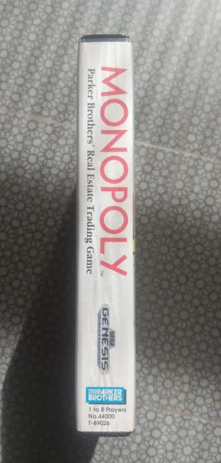 Monopoly Parker Brothers Sega Genesis