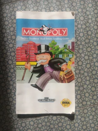 Monopoly Parker Brothers Sega Genesis
