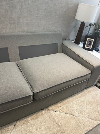 Sofá Kivik Tibbleby 3 plazas gris Ikea